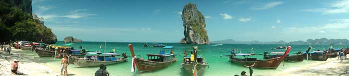 Koh Poda, tropical islet in Thailand similar to the motus of Aitutaki