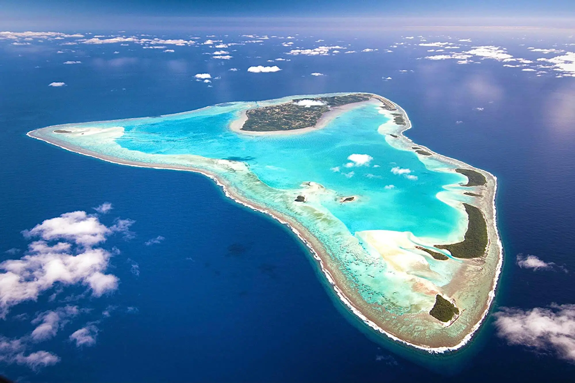 Photo of Aitutaki lagoon Cook Islands